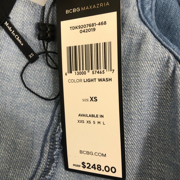 🌻SALE BCBGMaxazria Button Front Jumpsuit Size XS - Picture 11 of 13